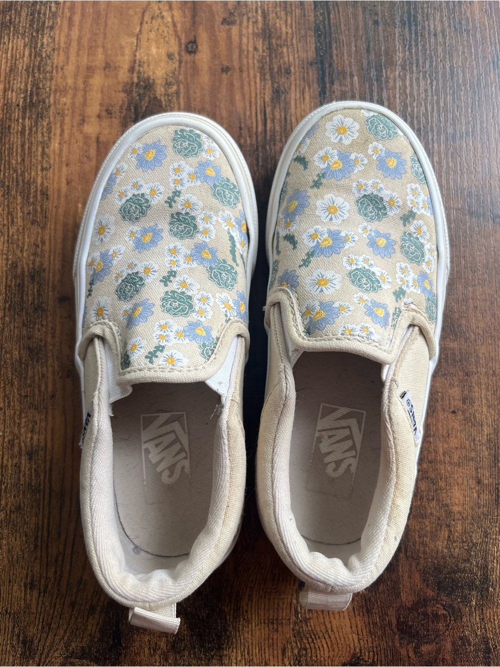 Girls floral vans